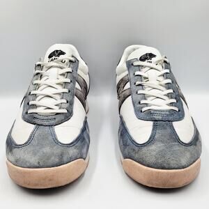 Karhu Mestari Flint Stone Frost Grey Blue White Suede Sneakers Unisex Size 6